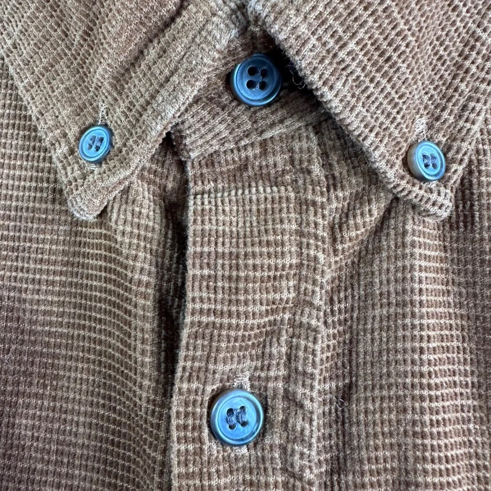 Banana Republic Button Down Shirt Mens XL Extra Large Corduroy Untucked Fit